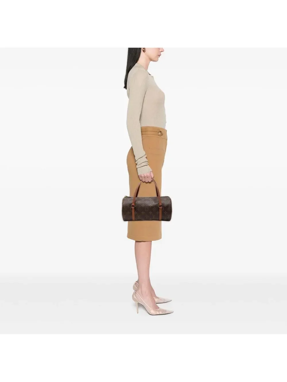 Louis Vuitton Papillon Handbag Canvas #256374L91B